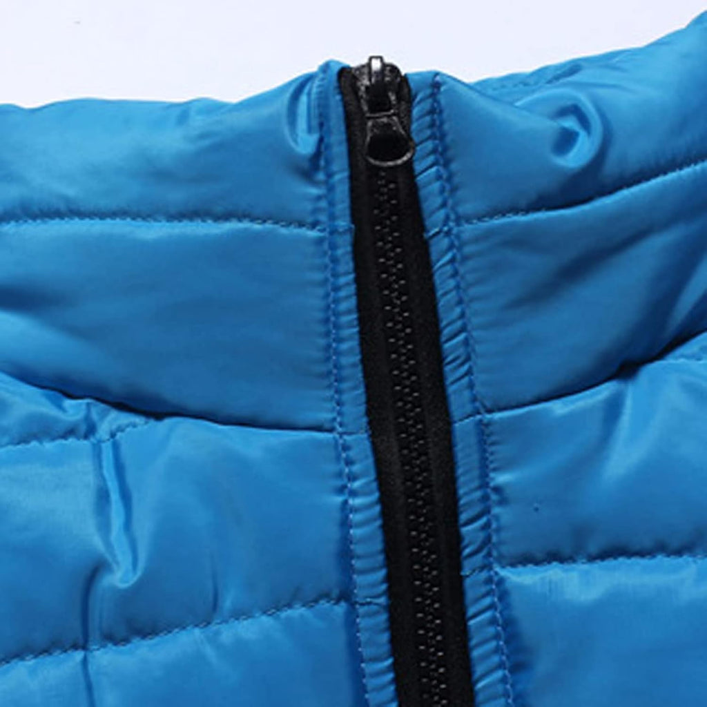 Men'S down Jacket Fashion Winter Warm Coat Thickening Windproof Padded Coat Snow Puffer Jacket Zipper Outwear