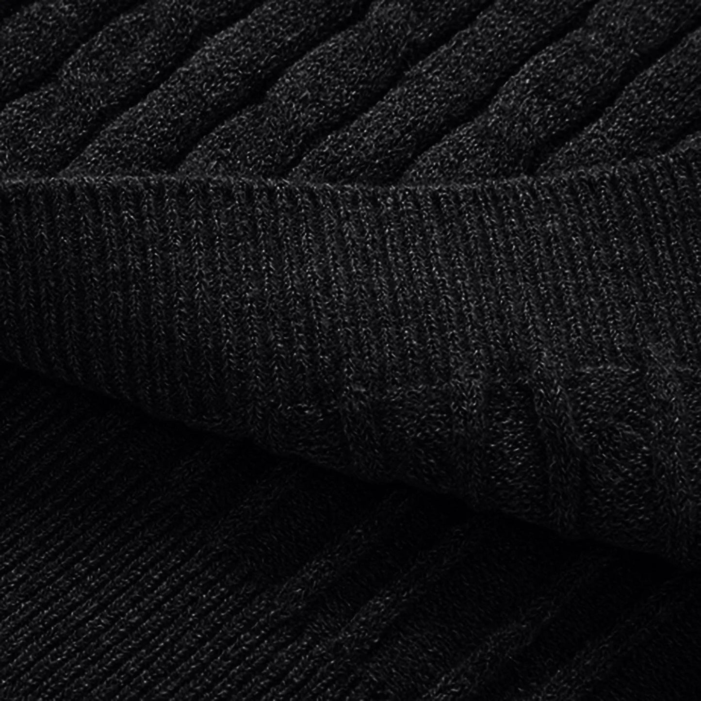 Sweaters for Men Cable Knit Crew Neck Top Long Sleeve Dressy Casual Fall and Winter Quarter Zip Pullover Sweater