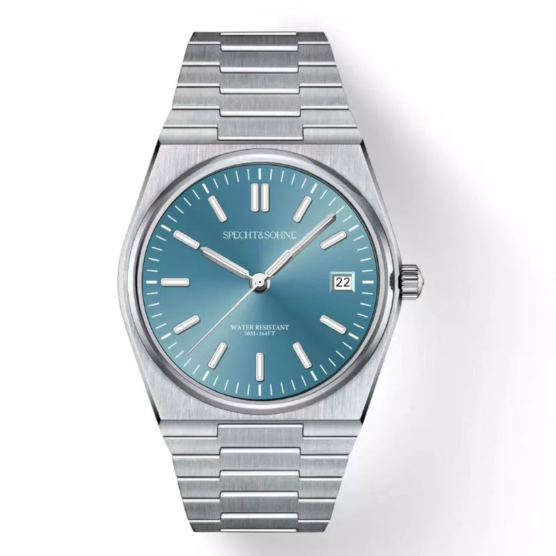 2025 New High Quality  37MM Men'S Watches Quartz Movt PVD Gold Sapphire Stainless Steel Classic Watch 50M Waterproof