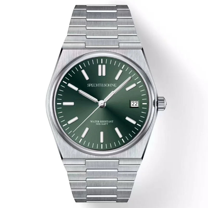 2025 New High Quality  37MM Men'S Watches Quartz Movt PVD Gold Sapphire Stainless Steel Classic Watch 50M Waterproof