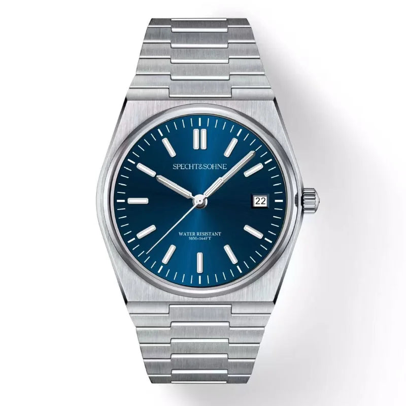 2025 New High Quality  37MM Men'S Watches Quartz Movt PVD Gold Sapphire Stainless Steel Classic Watch 50M Waterproof